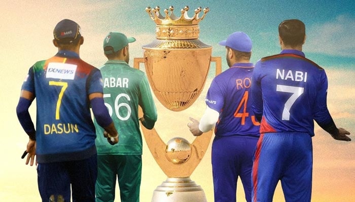 The illustration shows captains of qualifying teams in Asia Cup 2022. — Twitter/@CricWick