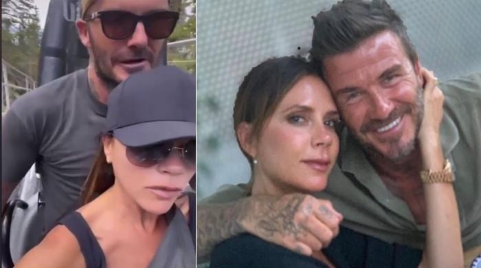 David Beckham cannot stop laughing at Victoria as she faces up to her ...