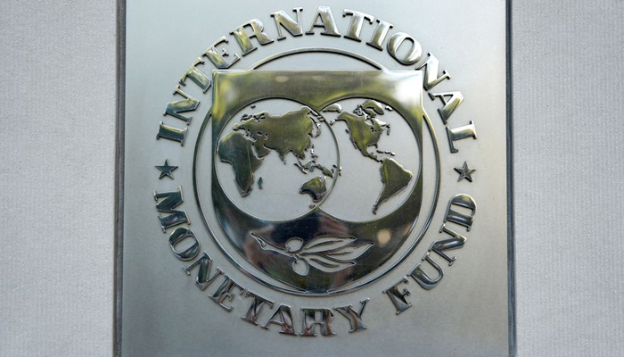 International Monetary Fund (IMF) logo is seen at the IMF headquarters building during the IMF/World Bank annual meetings in Washington, US, October 14, 2017. — Reuters