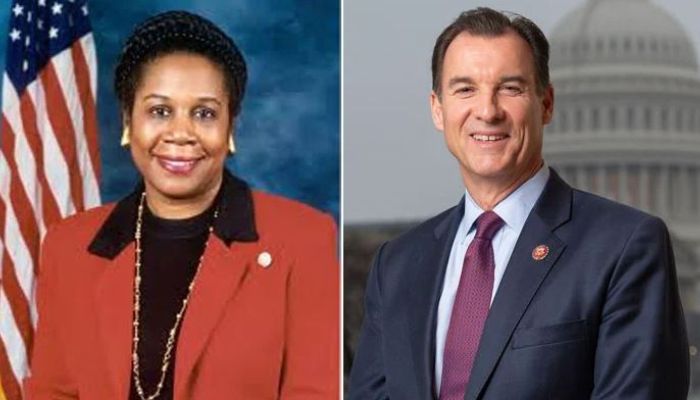 Members of the United States Congress, Sheila Jackson and Tom Suzy. - Geo.tv