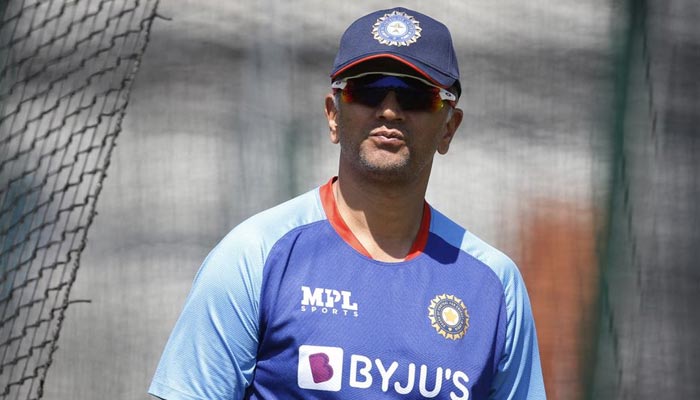 Cricket - One Day International Series - India Practice Session - Emirates Old Trafford, Manchester, Britain - July 16, 2022 India coach Rahul Dravid during practice Action Images. — Reuters/File