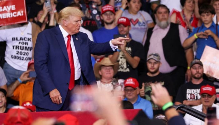 support of Doug Mastriano for Governor of Pennsylvania and Mehmet Oz for US Senate at Mohegan Sun Arena in Wilkes-Barre, Pennsylvania. — Reuters/File