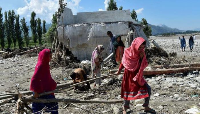 Flooding from the Swat River has affected thousands of Khyber-Pakhtunkhwa residents — AFP