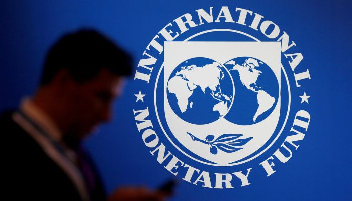 IMF logo — AFP