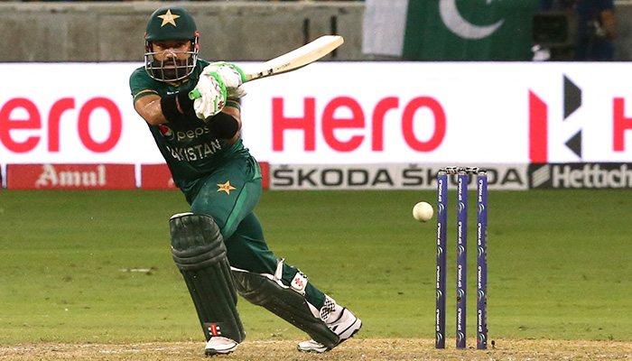 Kriket - Piala Asia - India v Pakistan - Stadion Internasional Dubai, Dubai, Uni Emirat Arab - 4 September 2022 Pakistan Mohammad Rizwan beraksi.  — Reuters