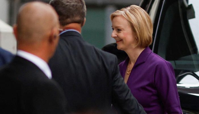 British Foreign Secretary and Conservative leadership candidate Liz Truss arrives for the announcement of Britains next Prime Minister at The Queen Elizabeth II Centre in London, Britain September 5, 2022. — Reuters