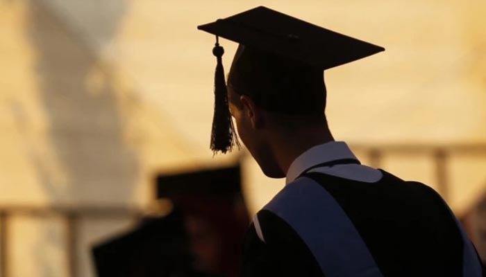 Representational image of a student wearing a graduation cap — Abbas Momani/AFP/Getty Images