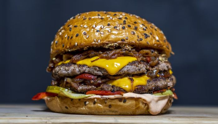 A beef cheese burger. — Unsplash