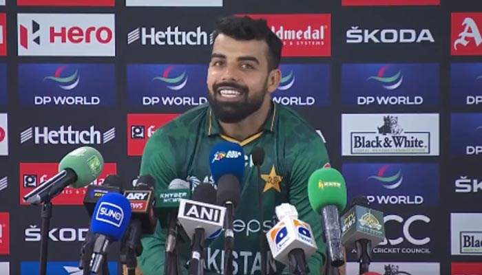 Pakistan team vice-captain Shadab Khan. — Screengrab/Twitter