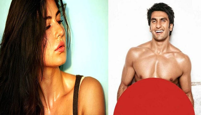 Katrina Kaif drools over Ranveer Singhs shirtless pictures for thirst trap