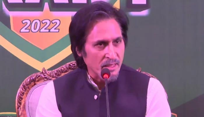 Pakistan cricket chief Ramiz Raja. — YouTube screengrab