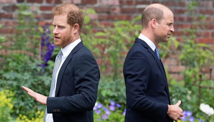 Prince William allegedly found out that his brother Prince Harry was visiting the UK via news outlets