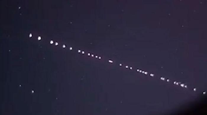 WATCH: Breathtaking string of Starlink satellites sighted in Pakistan