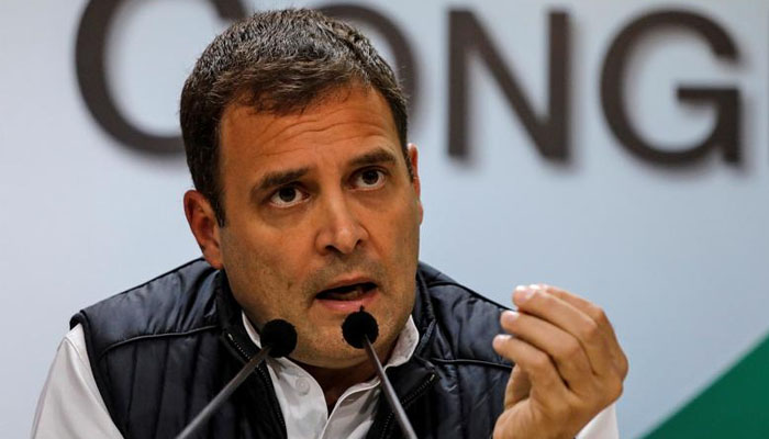 Rahul Gandhi, President Congress party, speaks during a news conference at his partys headquarters in New Delhi, India, December 11, 2018. —REUTERS