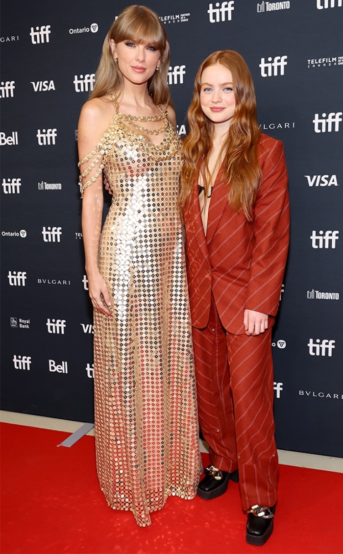 Taylor Swift, Sadie Sink dazzle in gold at Toronto International Film Festival red carpet
