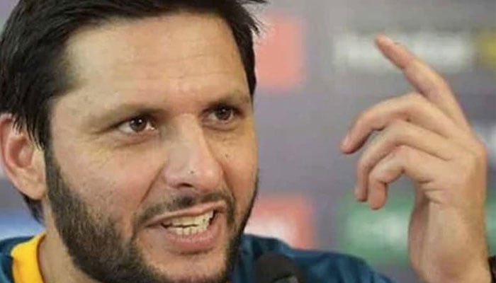 Former Pakistani cricketer and skipper Shahid Khan Afridi. — AFP/File