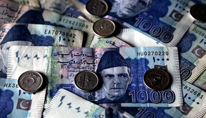 Pakistani currency seen in this file image by Reuters.