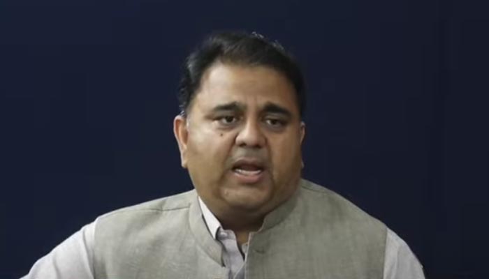 Former information minister Fawad Chaudhry addressing a press conference in Islamabad on September 12, 2022. — YouTube screengrab/Hum News Live