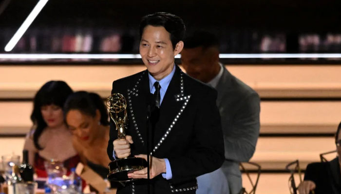 Squid Game Lee Jung Jae at the Emmy Award 2022