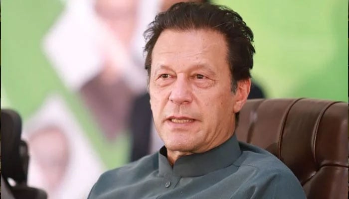 Imran Khan condemned the PDM government for raiding the house of Senator Saifullah Nyazee. File photo