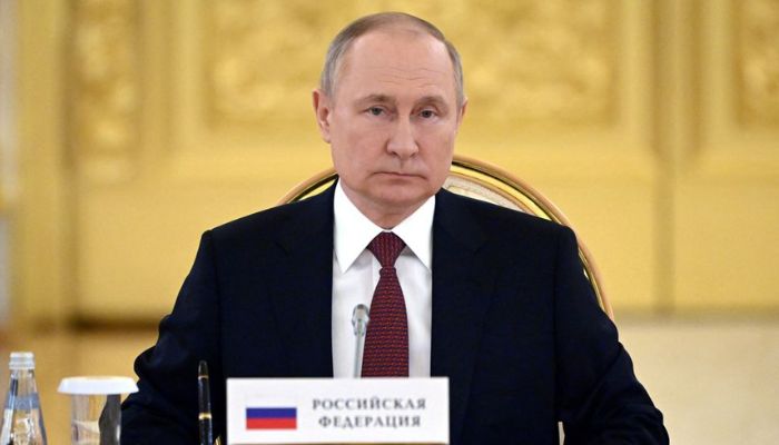 Russian President Vladimir Putin attends the Collective Security Treaty Organisation (CSTO) summit at the Kremlin in Moscow, Russia May 16, 2022. — Reuters