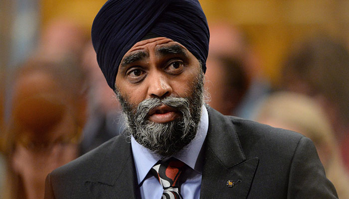 Harjit Sajjan, Canadas Minister of International Development. File