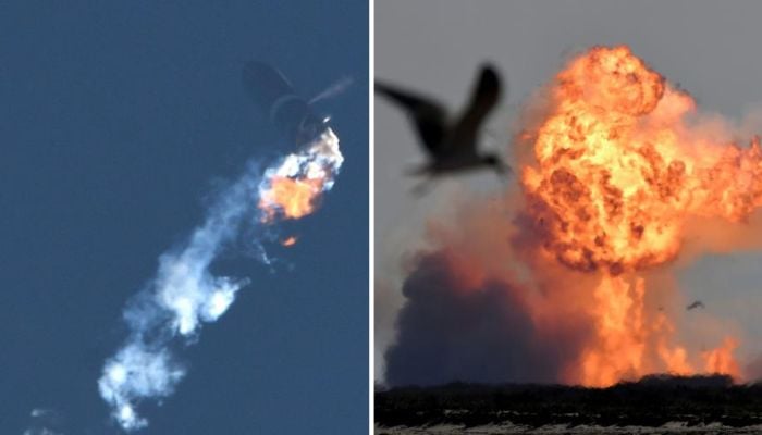 (representational)SpaceX Starship SN9 explodes into a fireball after its high altitude test flight from test facilities in Boca Chica, Texas, February 2. — Reuters