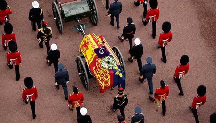Gun carriage that carried Queens coffin to Westminster Abbey has rich history