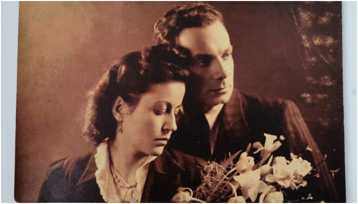 Tragic lovers: the Friemels on their wedding day in Auschwitz.—AFP