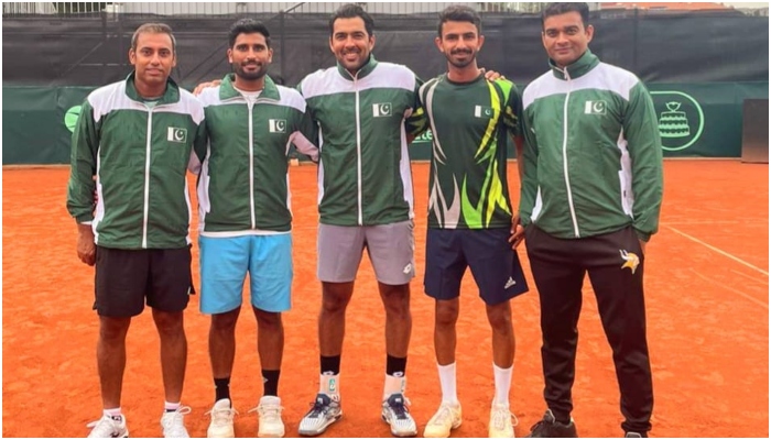 Pakistan tennis team. — Provided by the reporter