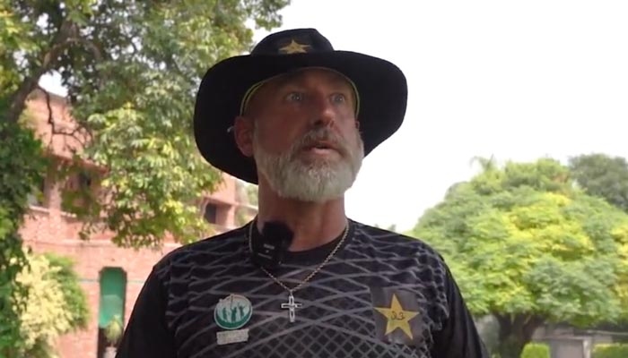 Renowned fielding coach Julien Fountain. — Twitter screengrab/PCB