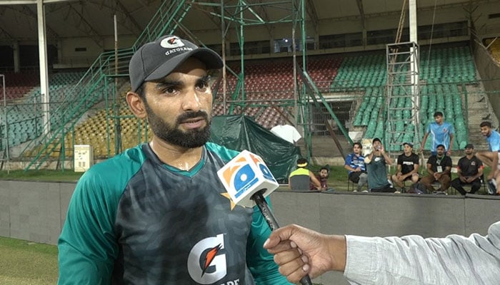 Pakistan batter Asif Ali. — Photo by author