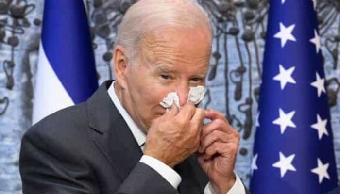 President Joe Biden is ‘just fine’ after his Covid-19 diagnosis. — AFP