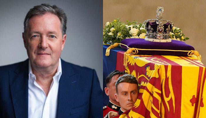 Teary-eyed Piers Morgan praises spine-tingling Queen funeral procession