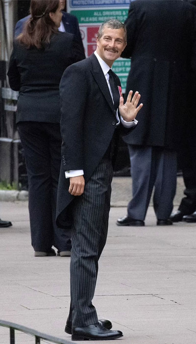 Celebs Sophie Winkleman, Bear Grylls attend Queens funeral at Westminster Abbey