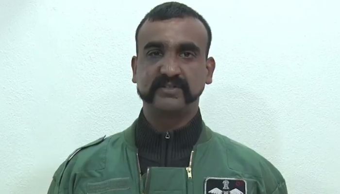 IAF Group Captain Abhinandan Varthaman who was captured by Pakistan Air Force in 2019. — The Press Global