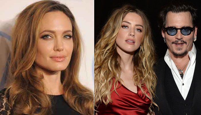 Amber Heard meminta bantuan Angelina Jolie