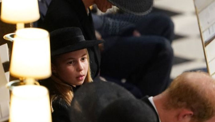 Princess Charlotte, Prince Harry melt hearts with sweet interaction at Queen funeral