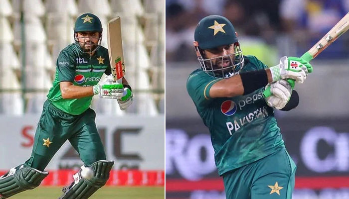 Babar Azam (L) andMohammad Rizwan — PCB/Twitter/AFP