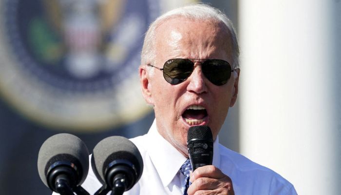 U.S. President Joe Biden delivers remarks as he celebrates the enactment of the Inflation Reduction Act of 2022, which Biden signed into law in August, on the South Lawn at the White House in Washington, U.S., September 13, 2022. — Reuters