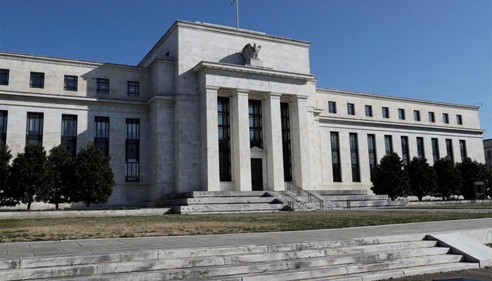 Federal Reserve Board building on Constitution Avenue is pictured in Washington, U.S., March 19, 2019.