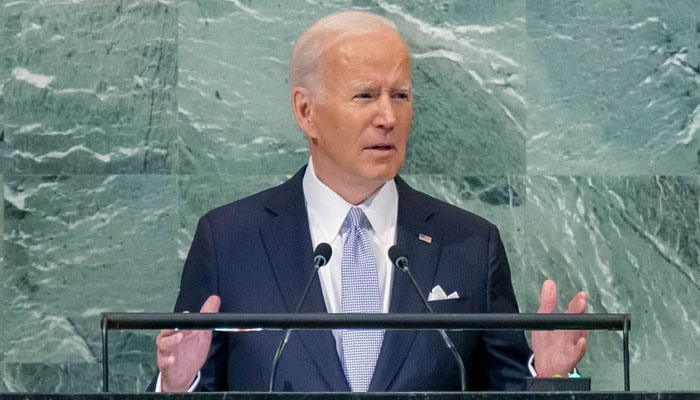 United State President Joe Biden addressing UNGA session. —POTUS/ Twitter