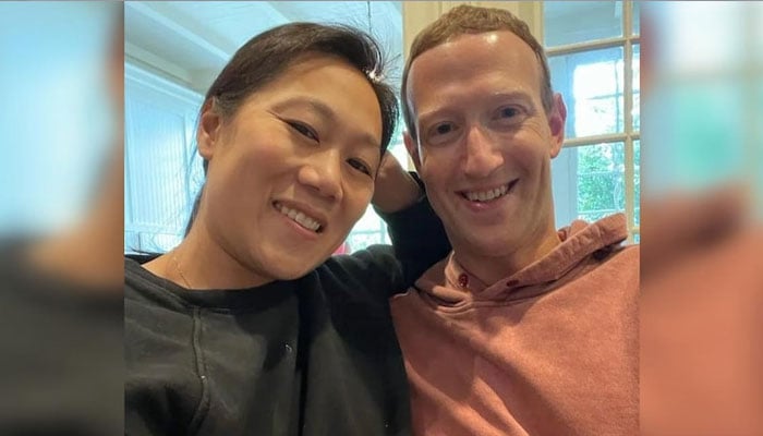 Mark Zuckerberg (right) and wife Priscilla Chan. — Instagram