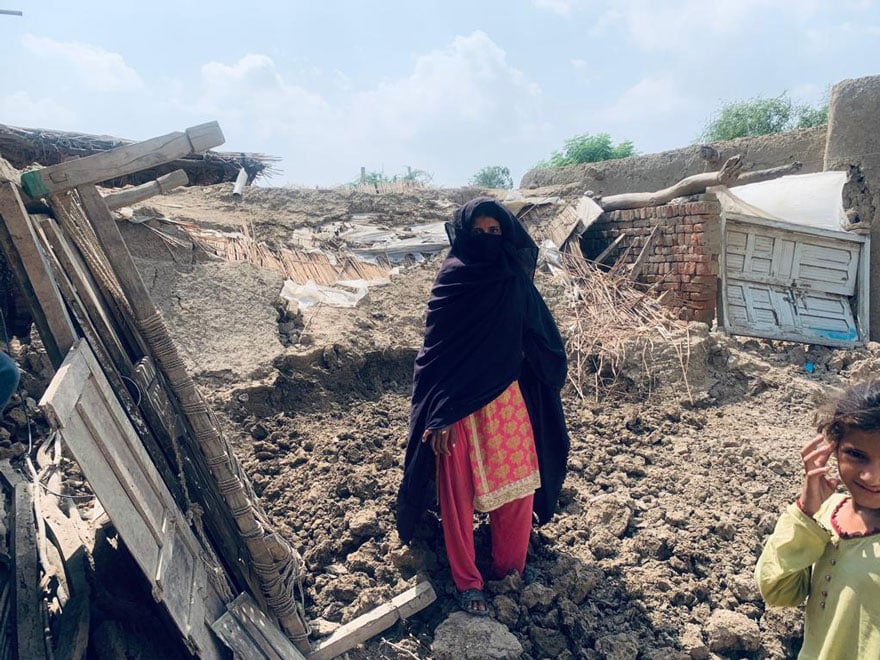 تصاویر میں: پنجاب میں نظر انداز کیے گئے سیلاب زدگان