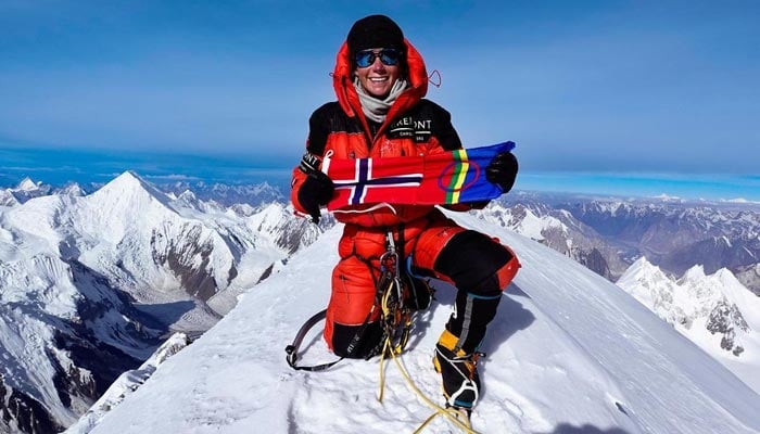 Norwegian mountaineer Kristin Harila. — Provided by the reporter