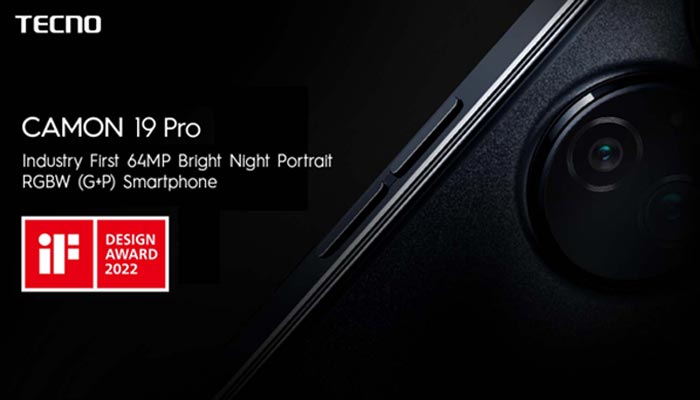 TECNO Launched Camon 19 Pro in Pakistan with 64MP Bright Night Portrait camera, RGBW Technology and 0.98mm Slimmest Bezel