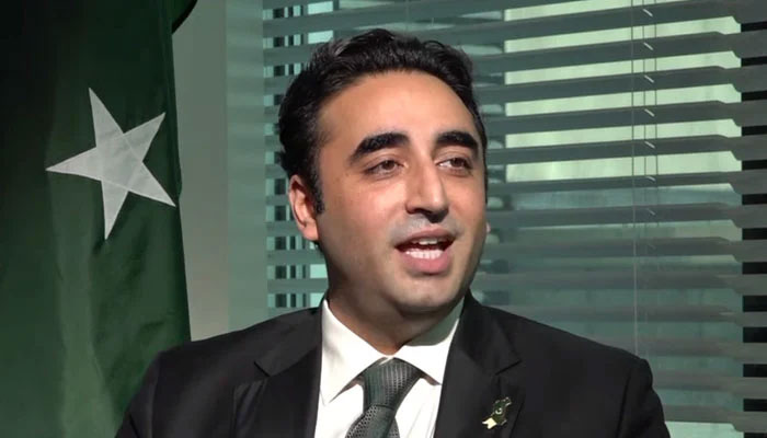 Foreign Minister Bilawal Bhutto Zardari. — France 24 screengrab