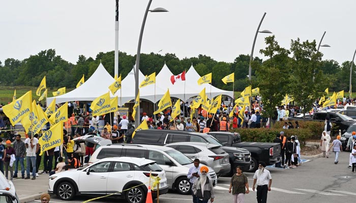 Thousands of Sikhs came out for the Khalistan Refrendum. — Photo by author