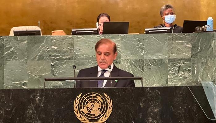 PM Shehbaz berpidato di sesi UNGA ke-77