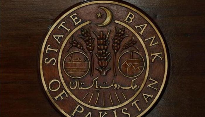 A representational image of the State Bank of Pakistan (SBP) plague. — Reuters/File